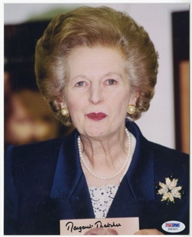 Margaret Thatcher Signed 8x10 Photo